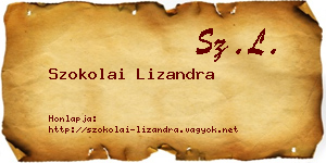 Szokolai Lizandra névjegykártya